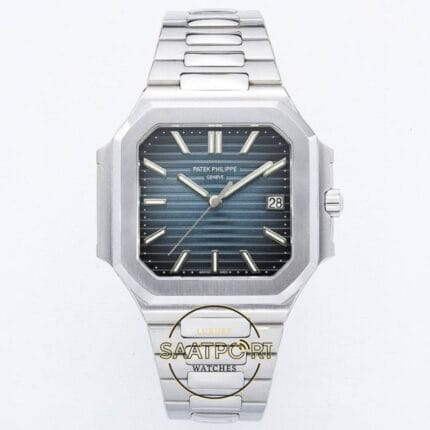 Patek Philippe Cubitus 40mm 71281G Mavi Kadran 26-330 SC Super Clone ETA
