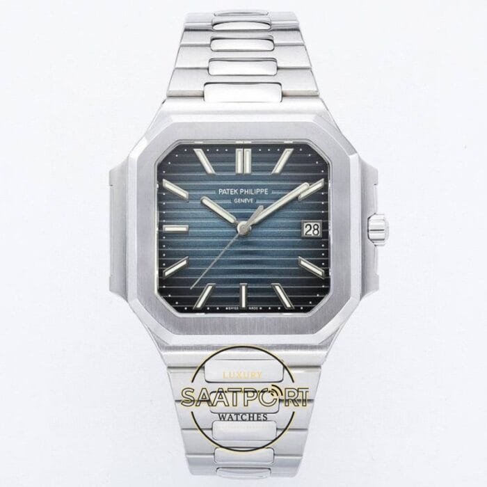 Patek Philippe Cubitus 40mm 71281G Mavi Kadran 26-330 SC Super Clone ETA