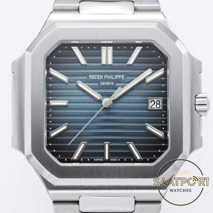 Patek Philippe Cubitus 40mm 71281G Mavi Kadran 26-330 SC Super Clone ETA