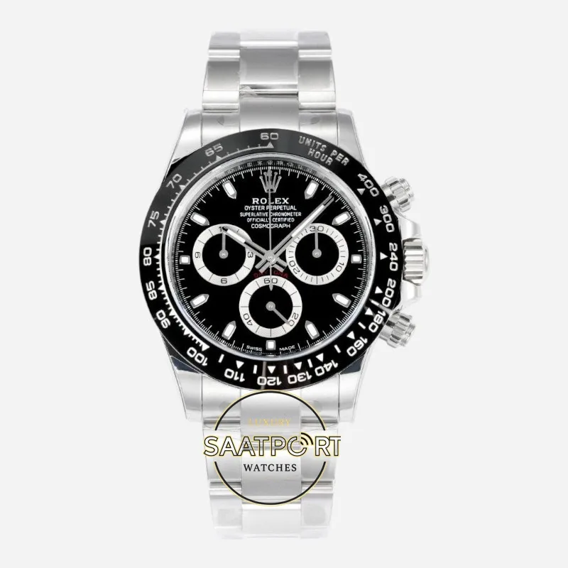 Rolex Daytona 116500LN Vsf Siyah Kadran 904L Oyster 4130 Super Clone ETA