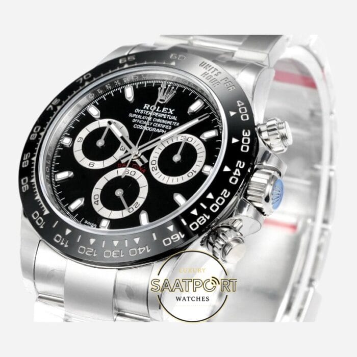 Rolex Daytona 116500LN Vsf Siyah Kadran 904L Oyster 4130 Super Clone ETA