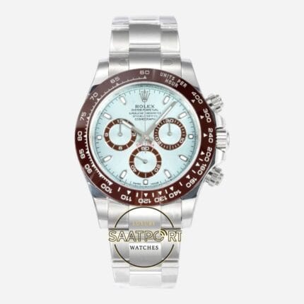 Rolex Daytona 116506 Platinum Vsf Ice Blue 904L Oyster 4130 Super Clone ETA