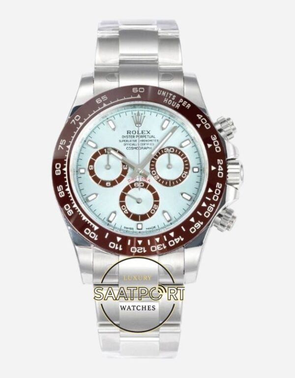 Rolex Daytona 116506 Platinum Vsf Ice Blue 904L Oyster 4130 Super Clone ETA