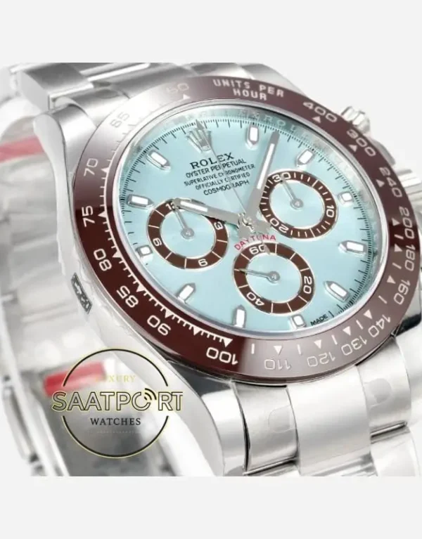 Rolex Daytona 116506 Platinum Vsf Ice Blue 904L Oyster 4130 Super Clone ETA