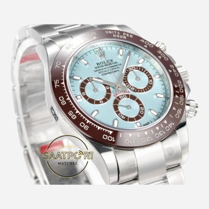 Rolex Daytona 116506 Platinum Vsf Ice Blue 904L Oyster 4130 Super Clone ETA