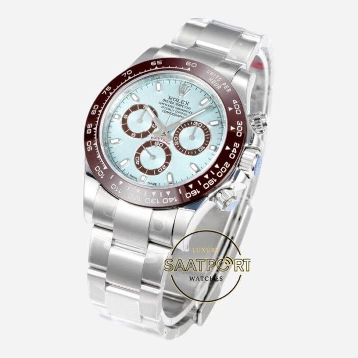 Rolex Daytona 116506 Platinum Vsf Ice Blue 904L Oyster 4130 Super Clone ETA