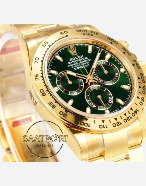 Rolex Daytona 116508 Vsf John Mayer Yeşil Kadran 904L Kasa Oyster 4130 Super Clone ETA