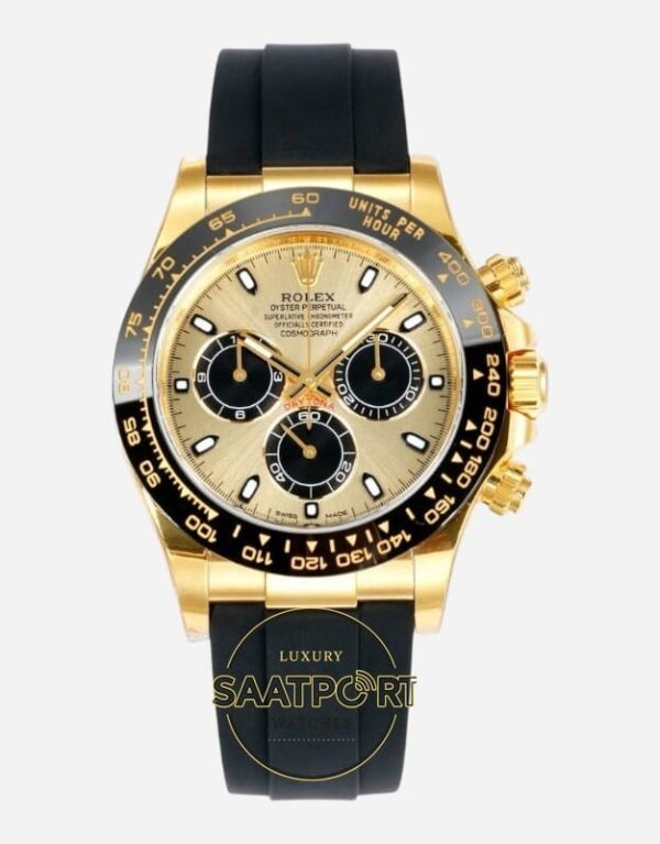 Rolex Daytona 116518LN Vsf Gold Kadran 904L Kasa Oysterflex 4130 Super Clone ETA