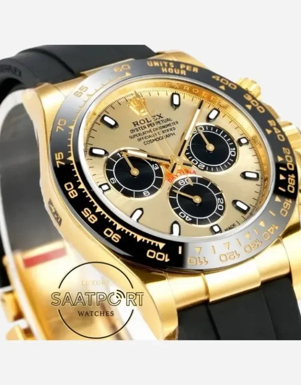 Rolex Daytona 116518LN Vsf Gold Kadran 904L Kasa Oysterflex 4130 Super Clone ETA