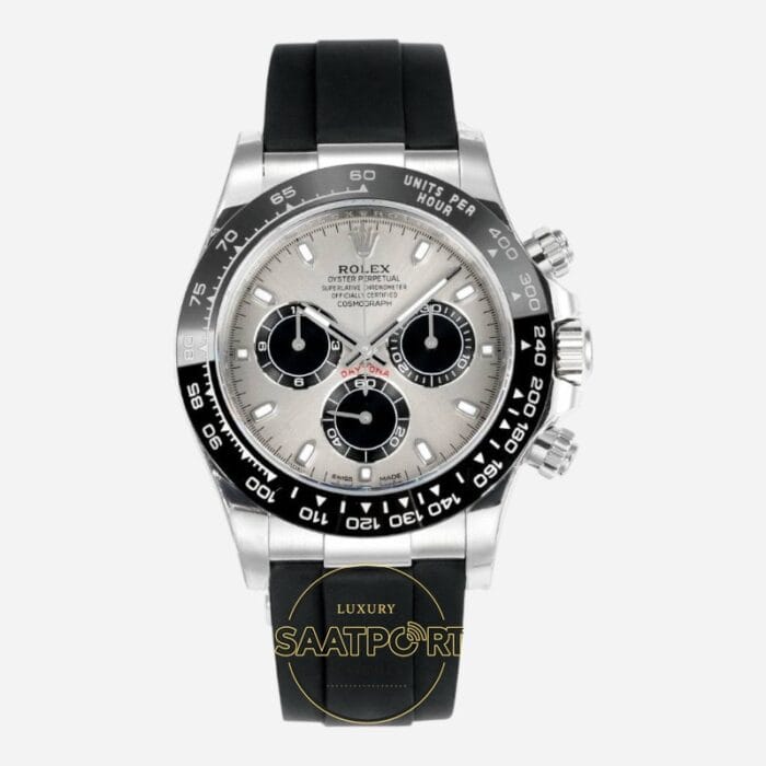 Rolex Daytona 116519LN Vsf Gri Kadran 904L Kasa Oysterflex 4130 Super Clone ETA