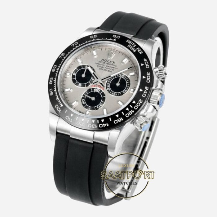 Rolex Daytona 116519LN Vsf Gri Kadran 904L Kasa Oysterflex 4130 Super Clone ETA
