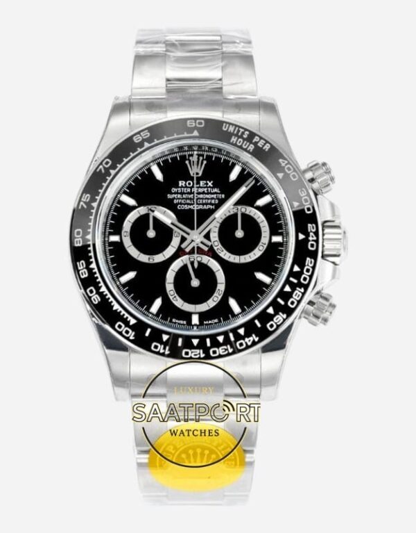Rolex Daytona 126500LN Vsf Siyah Kadran 904L Oyster 4131 Super Clone ETA
