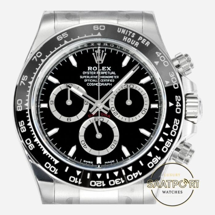Rolex Daytona 126500LN Vsf Siyah Kadran 904L Oyster 4131 Super Clone ETA