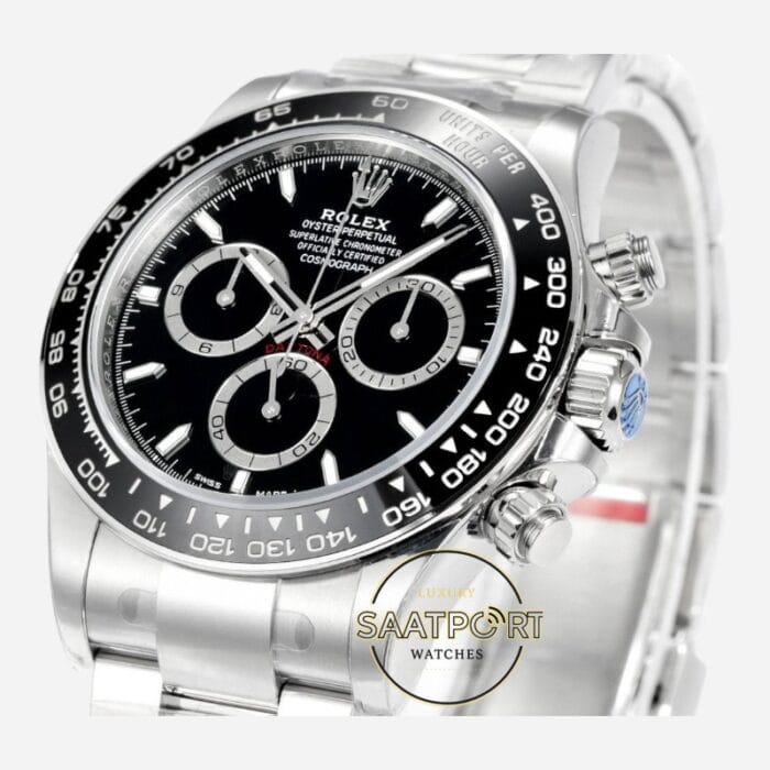 Rolex Daytona 126500LN Vsf Siyah Kadran 904L Oyster 4131 Super Clone ETA