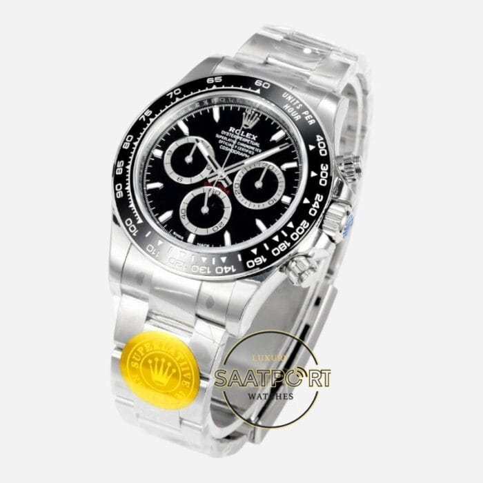 Rolex Daytona 126500LN Vsf Siyah Kadran 904L Oyster 4131 Super Clone ETA