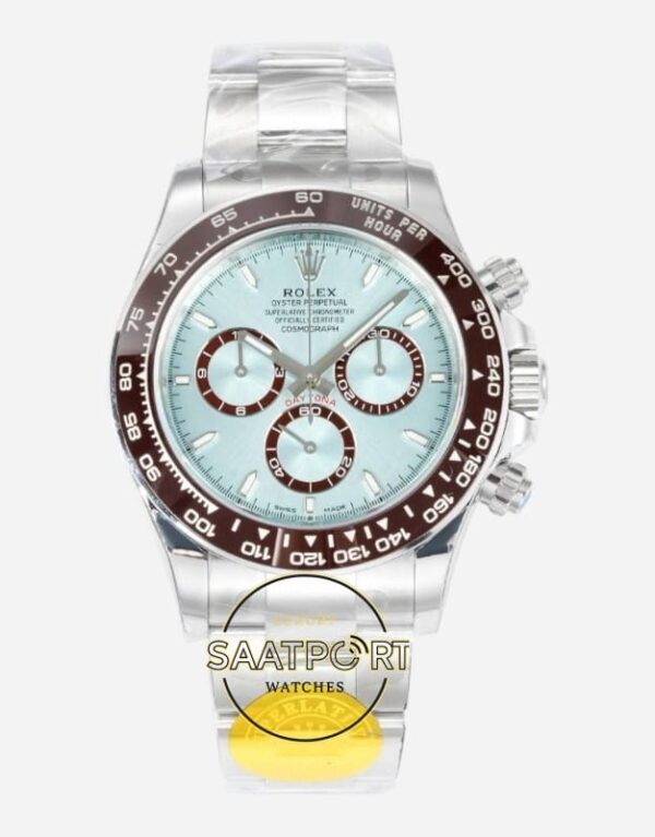 Rolex Daytona 126506 Platinum Vsf Ice Blue 904L Oyster 4131 Super Clone ETA