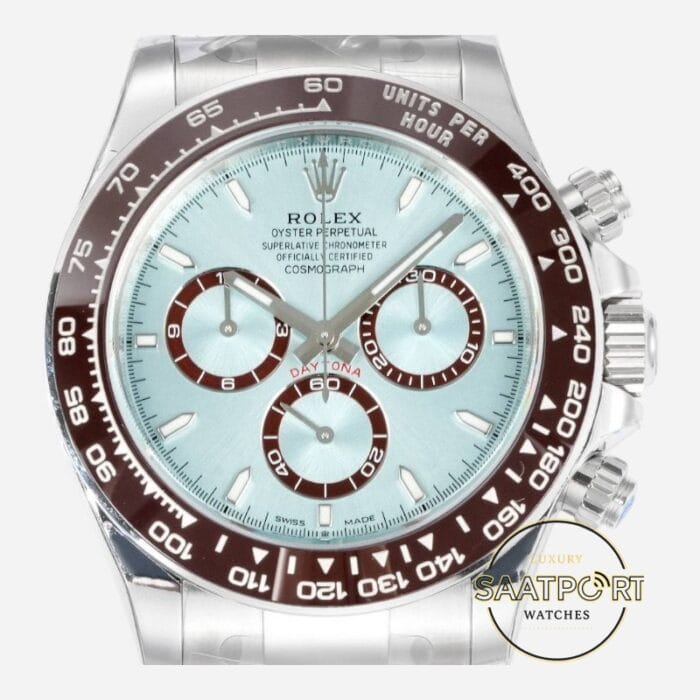 Rolex Daytona 126506 Platinum Vsf Ice Blue 904L Oyster 4131 Super Clone ETA