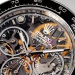 Rolex Daytona Juan Pablo Montoya İskelet Kadran Beyaz Kauçuk 4130 Super Clone ETA