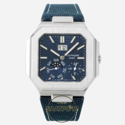 Patek Philippe Cubitus 45mm 5822P-001 Mavi Kadran Calibre 240PS Super Clone ETA