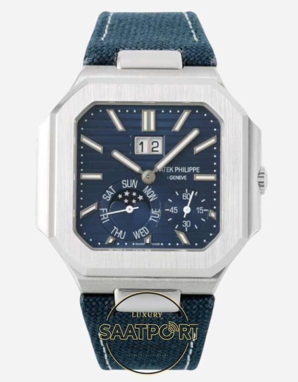 Patek Philippe Cubitus 45mm 5822P-001 Mavi Kadran Calibre 240PS Super Clone ETA