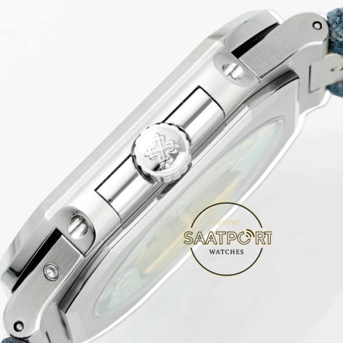 Patek Philippe Cubitus 45mm 5822P-001 Mavi Kadran Calibre 240PS Super Clone ETA