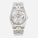 Rolex 127334 Land Dweller 40 mm Beyaz Petek Kadran 904L Jubilee 7135 Super Clone ETA