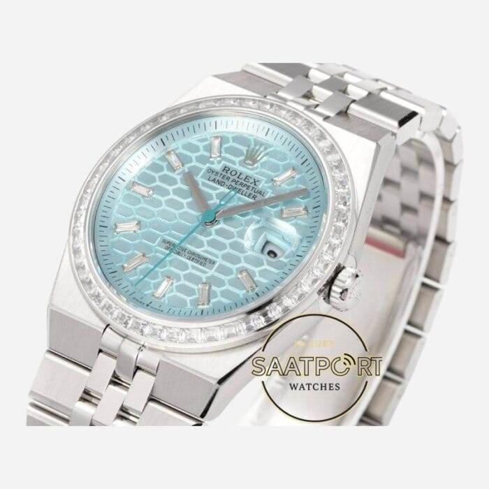 Rolex Land Dweller 127386TBR Clean Factory 40 mm Buz Mavisi 904L Jubilee 7135 Super Clone ETA