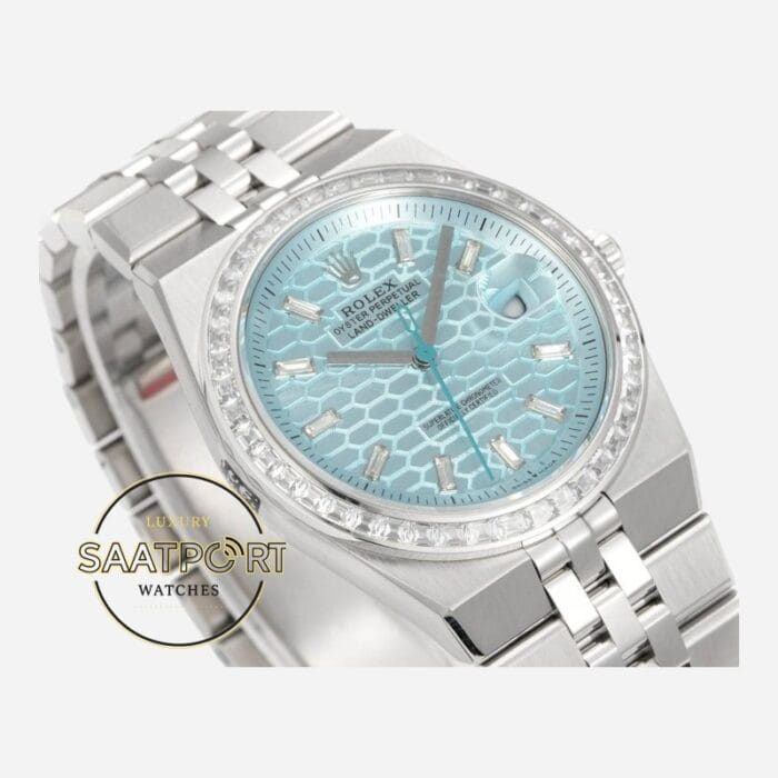 Rolex Land Dweller 127386TBR Clean Factory 40 mm Buz Mavisi 904L Jubilee 7135 Super Clone ETA