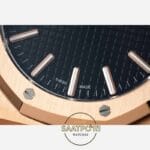 Audemars Piguet 15510OR Full Rose Case 41mm Black Dial DDF Factory 4302 Super Clone ETA