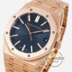 Audemars Piguet 15510OR Full Rose Case 41mm Blue Dial DDF Factory 4302 Super Clone ETA1