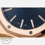 Audemars Piguet 15510OR Rose Kasa 41mm Mavi Deri Kayış DDF Factory 4302 Super Clone ETA