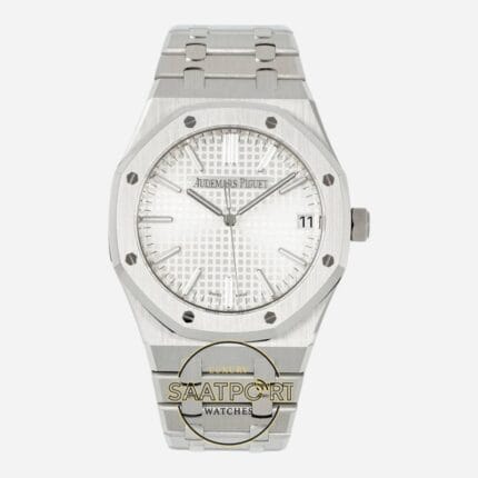 Audemars Piguet 15510ST Beyaz Kadran 41mm Çelik Kasa DDF Factory 4302 Super Clone ETA