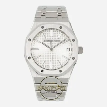 Audemars Piguet 15510ST Beyaz Kadran 41mm Çelik Kasa DDF Factory 4302 Super Clone ETA