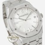 Audemars Piguet 15510ST Beyaz Kadran 41mm Çelik Kasa DDF Factory 4302 Super Clone ETA
