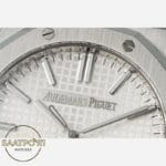 Audemars Piguet 15510ST Beyaz Kadran 41mm Çelik Kasa DDF Factory 4302 Super Clone ETA