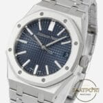 Audemars Piguet 15510ST Mavi Kadran 41mm Çelik Kasa DDF Factory 4302 Super Clone ETA