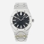Audemars Piguet 15510ST Siyah Kadran 41mm Çelik Kasa DDF Factory 4302 Super Clone ETA