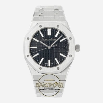 Audemars Piguet 15510ST Siyah Kadran 41mm Çelik Kasa DDF Factory 4302 Super Clone ETA
