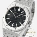 Audemars Piguet 15510ST Siyah Kadran 41mm Çelik Kasa DDF Factory 4302 Super Clone ETA