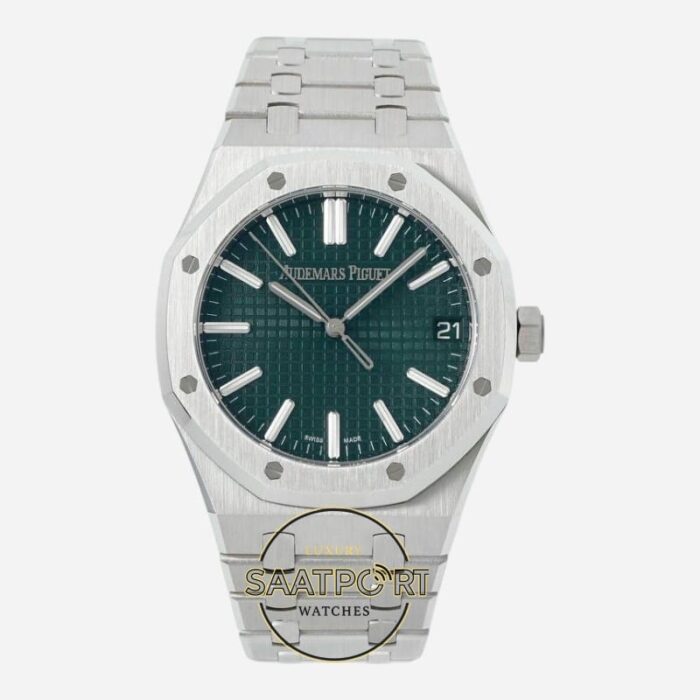 4302 Audemars Piguet 15510ST Yeşil Kadran 41mm Çelik Kasa DDF Factory 4302 ...