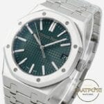 Audemars Piguet 15510ST Yeşil Kadran 41mm Çelik Kasa DDF Factory 4302 Super Clone ETA