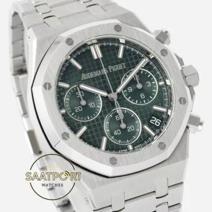 Audemars Piguet 26240ST Royal Oak 41mm Green Dial DDF Factory 4401 Super Clone ETA