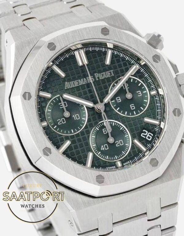 Audemars Piguet 26240ST Royal Oak 41mm Green Dial DDF Factory 4401 Super Clone ETA