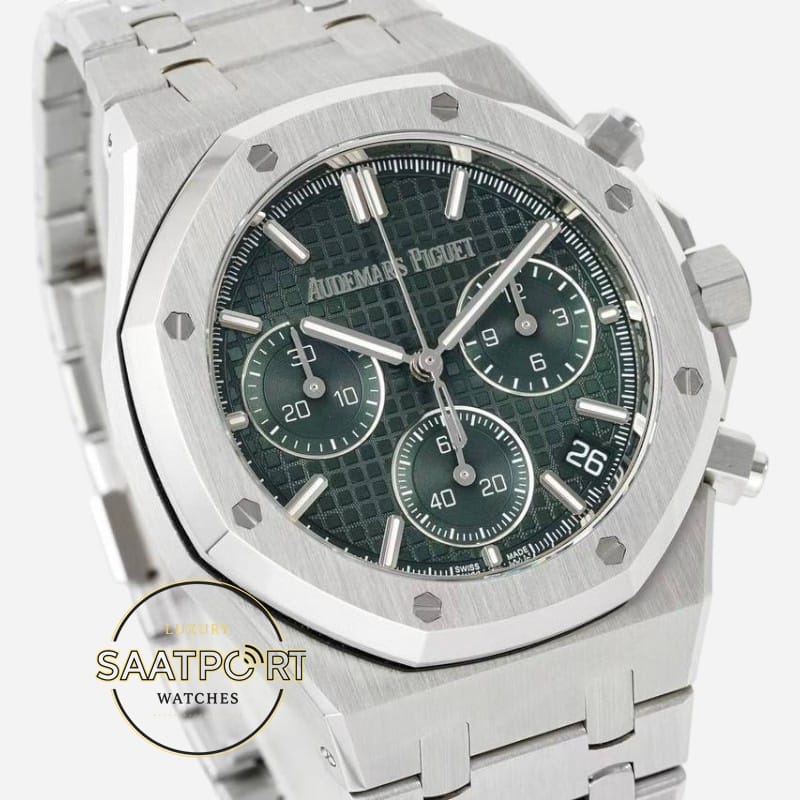 Audemars Piguet 26240ST Royal Oak 41mm Green Dial DDF Factory 4401 Super Clone ETA