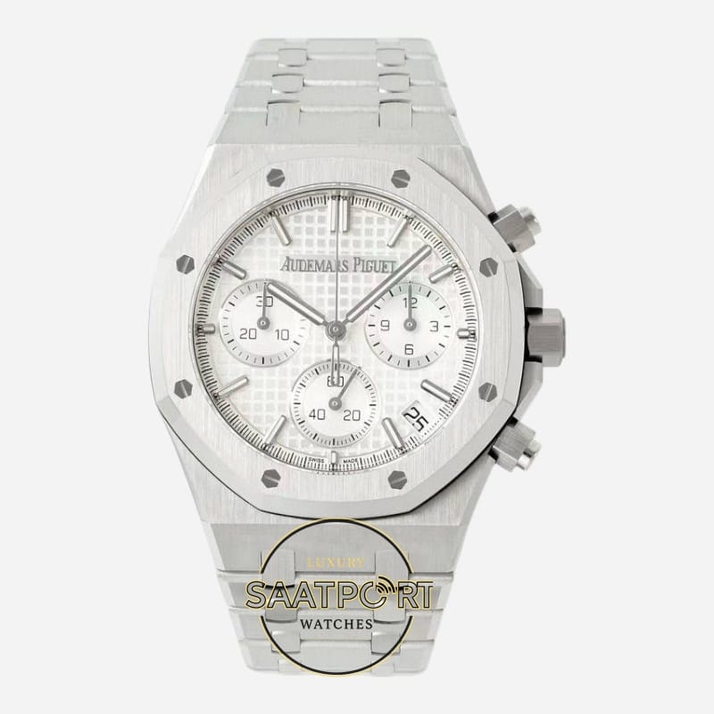 Audemars Piguet 26240ST Royal Oak 41mm White Dial DDF Factory 4401 Super Clone ETA