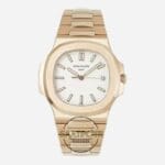 Patek Philippe Nautilus 57111R-001 Ddf Factory 40mm Rose Kasa Beyaz Kadran Super Clone ETA