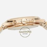 Patek Philippe Nautilus 57111R-001 Ddf Factory 40mm Rose Kasa Beyaz Kadran Super Clone ETA