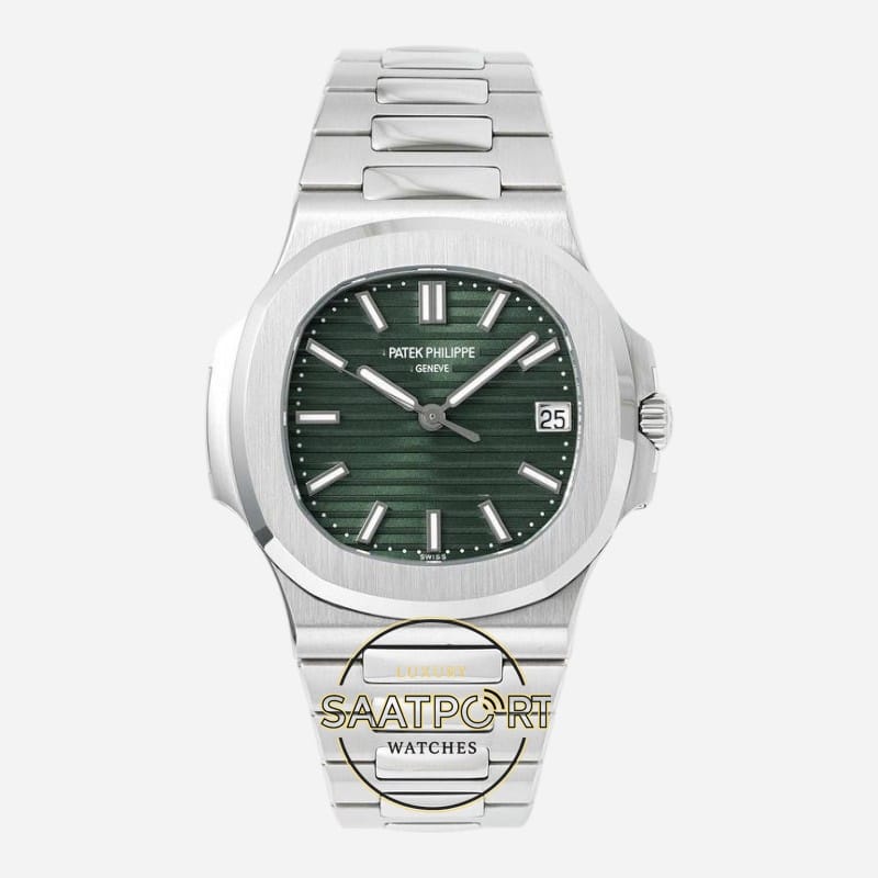 Patek Philippe Nautilus 5711 Ddf Factory 40mm Yeşil Kadran Super Clone ETA (1) Patek Philippe Nautilus 5711 Ddf Factory 40mm Yeşil Kadran Super Clone ETA