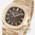 Patek Philippe Nautilus Ddf Factory 40mm Rose Kasa 57111R-001 Kahve Kadran Super Clone ETA