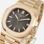 Patek Philippe Nautilus Rose 57111R-001 Ddf Factory 40mm Siyah Kadran Super Clone ETA